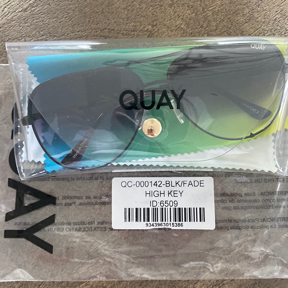 Quay high Key black fade